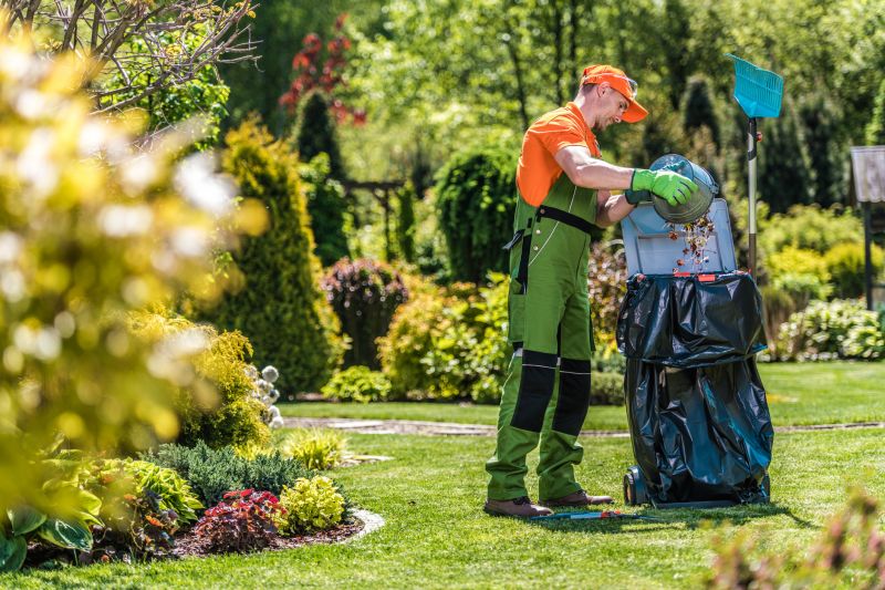Local Lawn Vacuuming pros at work